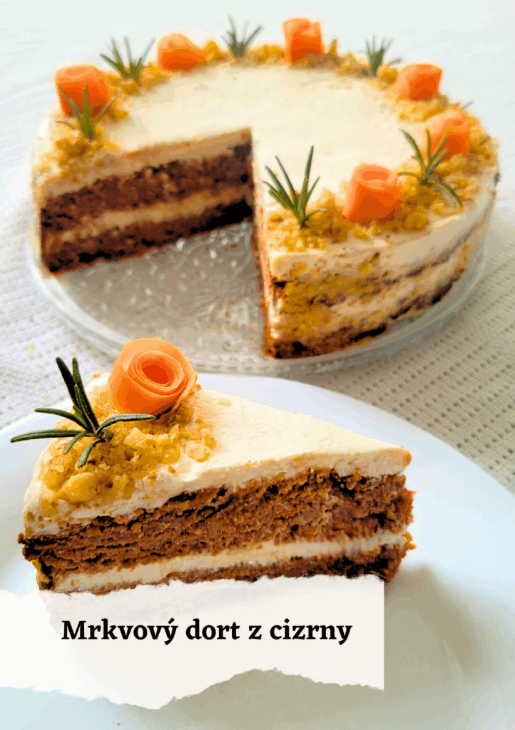 Mrkvový dort z cizrny - recept z knihy Luštěniny, jak je neznáte