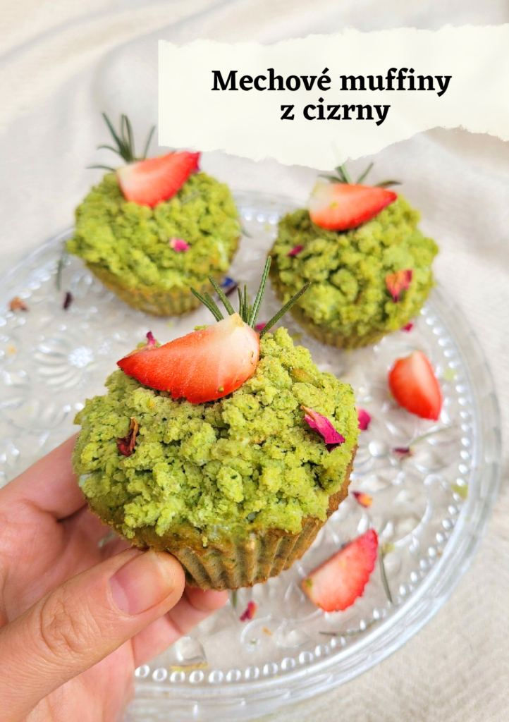 Mechové muffiny z cizrny - recept z knihy Luštěniny, jak je neznáte