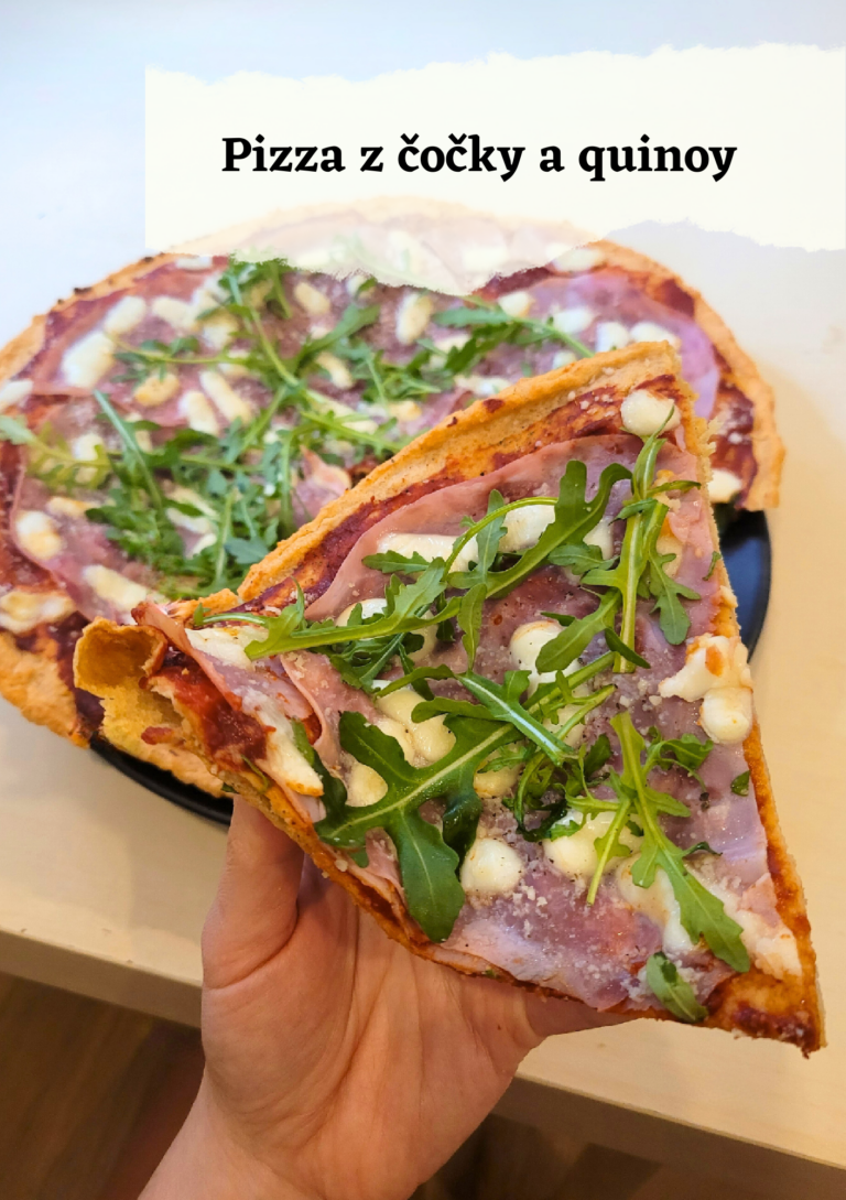 Pizza z čočky a quinoi - recept z knihy Luštěniny, jak je neznáte