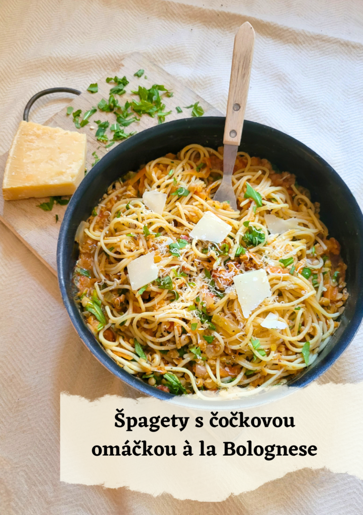 Špagety s čočkovou omáčkou à la Bolognese - recept z knihy Luštěniny, jak je neznáte