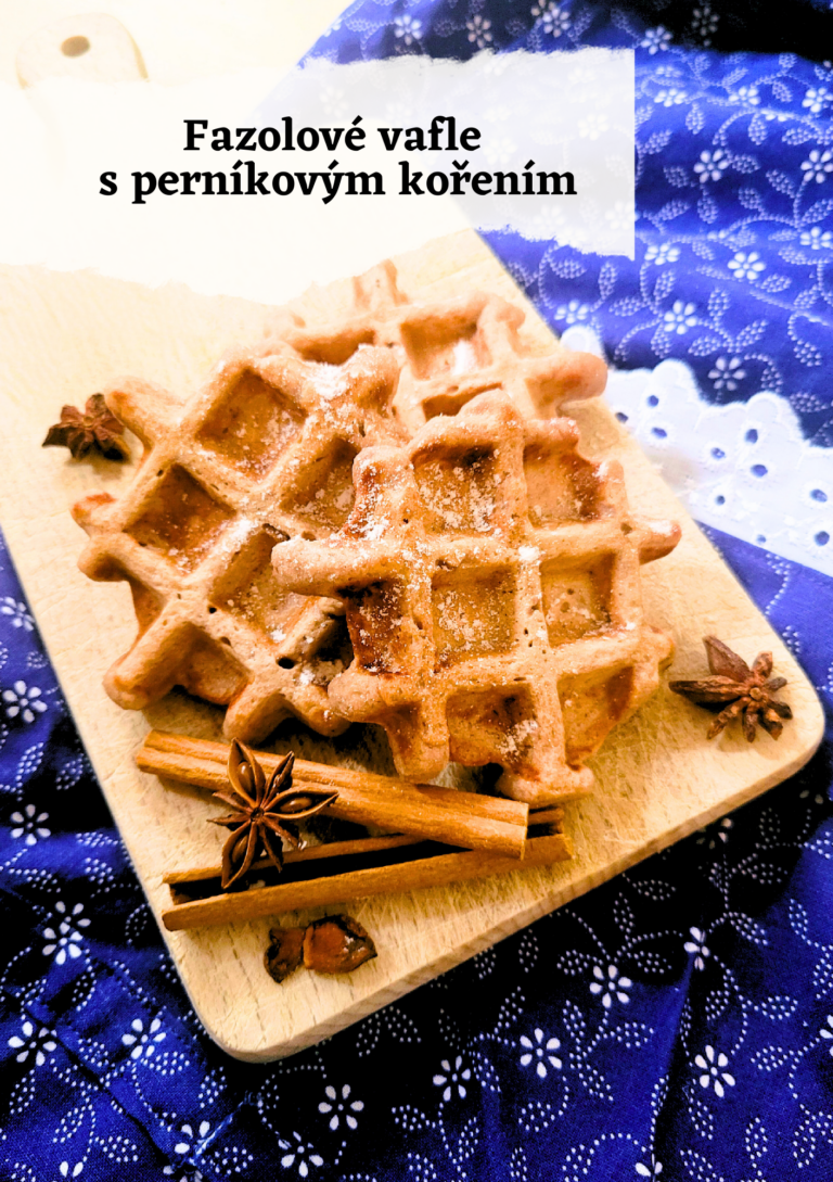 Fazolové vafle s perníkovým kořením - recept z knihy Luštěniny, jak je neznáte